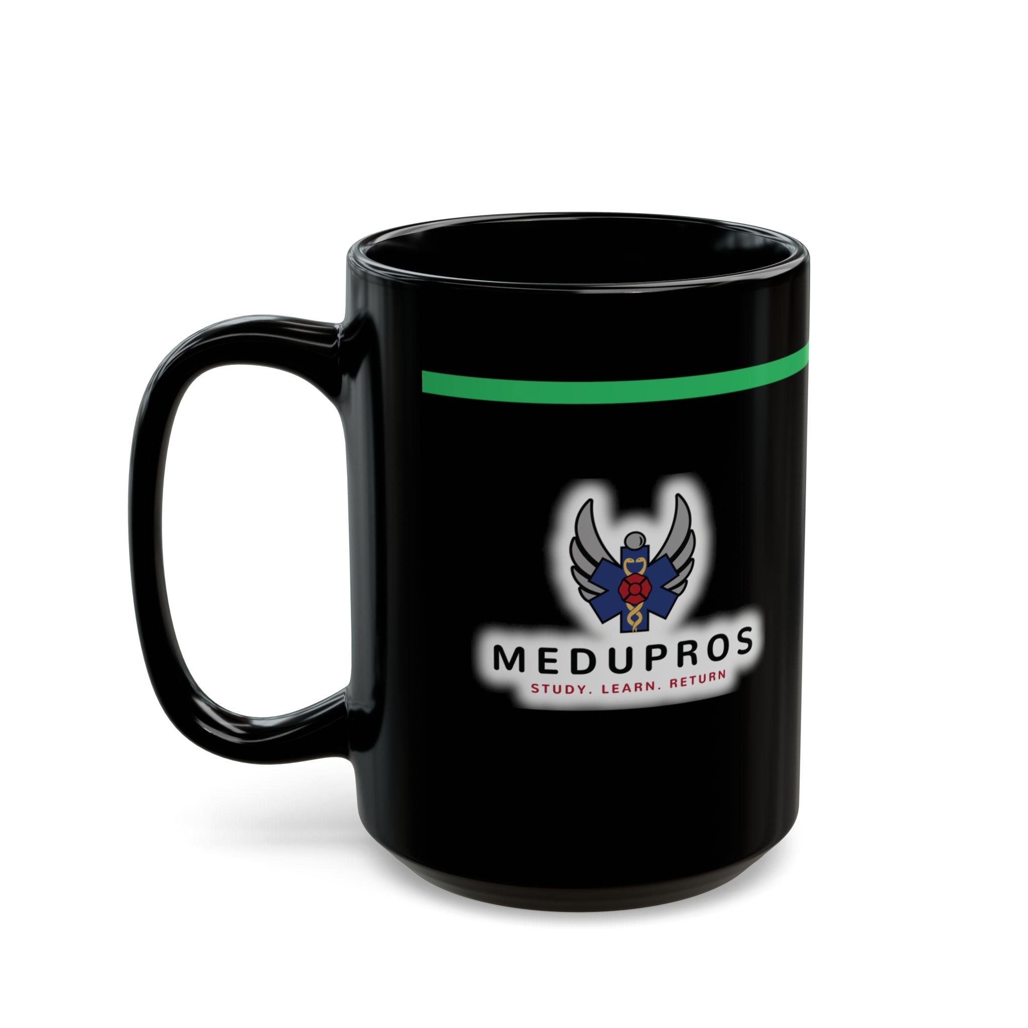 Grim Reaper Tears Black Coffee Mug (15oz)