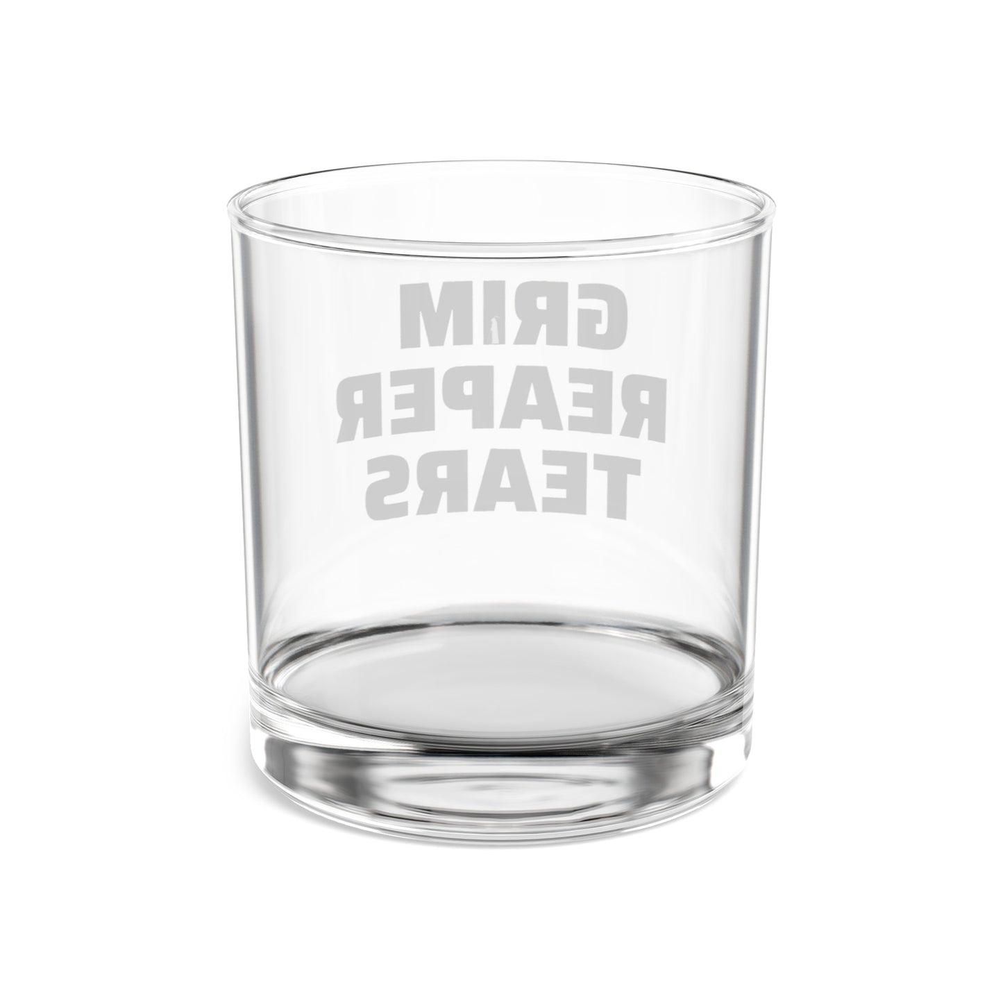 Grim Reaper Tears Rocks Glass