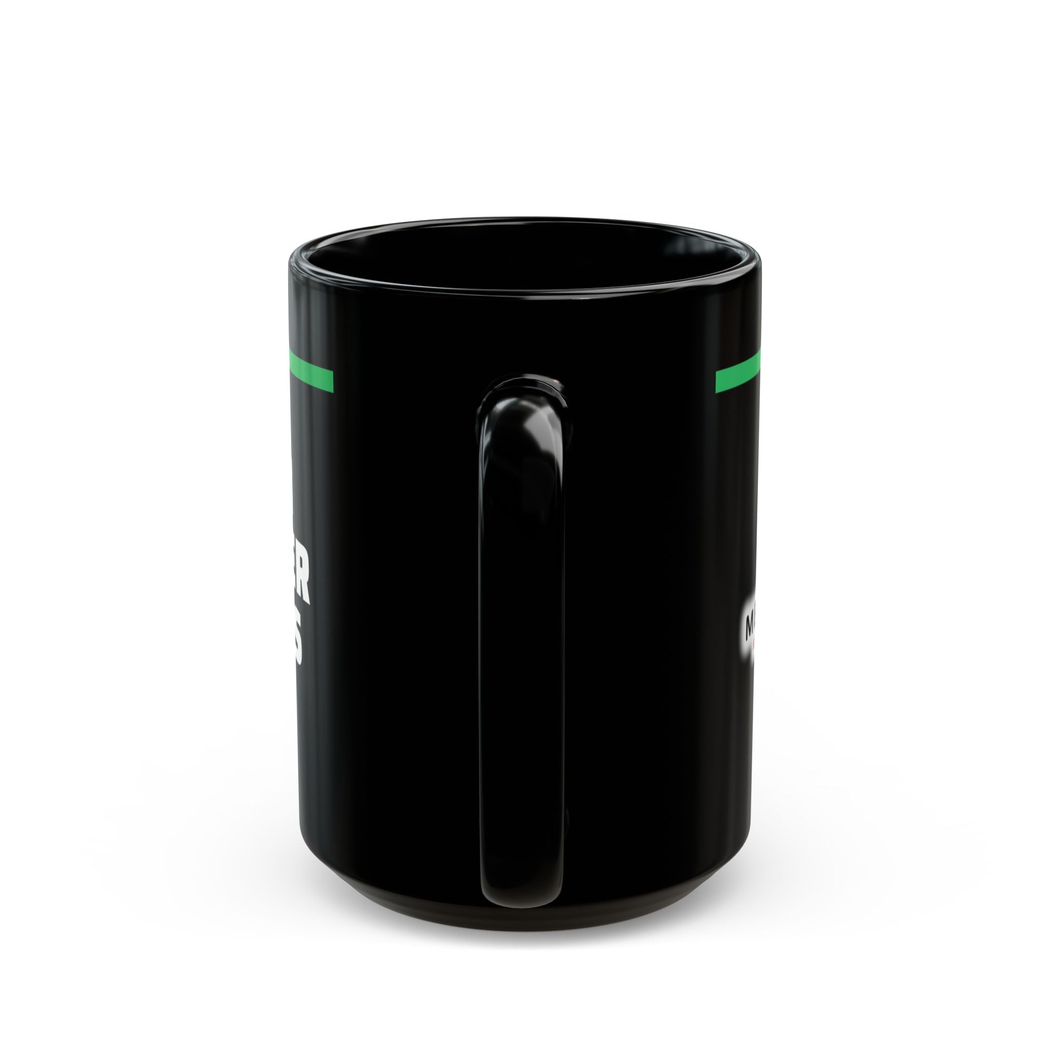Grim Reaper Tears Black Coffee Mug (15oz)